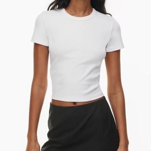 Sunday Best white baby tee